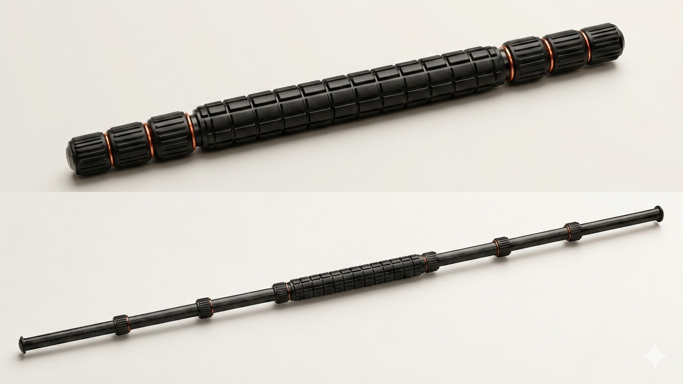 Matte Black RUYI 3-stage telescoping design